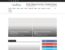 Tablet Screenshot of firebreathingchristian.com